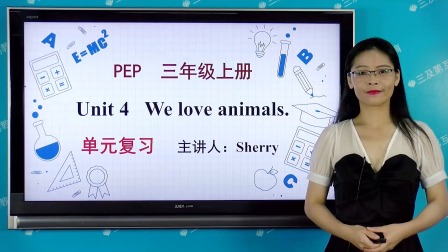 三年级人教版PEP英语上册单元复习 4集