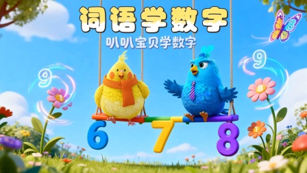 叭叭宝贝学数字 8集