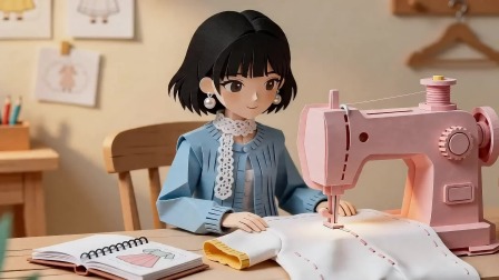 晓晓姐妹服装设计屋 10集