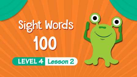 快乐启蒙英语儿童视觉词 Sight&nbsp;Words&nbsp;100 Level 4 2集