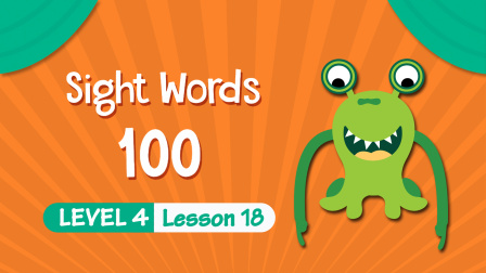 快乐启蒙英语儿童视觉词 Sight&nbsp;Words&nbsp;100 Level 4 18集
