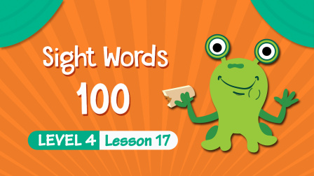 快乐启蒙英语儿童视觉词 Sight&nbsp;Words&nbsp;100 Level 4 17集