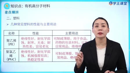 学王课堂 人教版高中化学必修第二册 18集