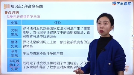 学王课堂 人教版高中历史必修（中外历史纲要下册）（部编版） 6集