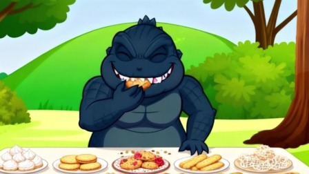 哥斯拉与小金刚之谁是干饭王 54集