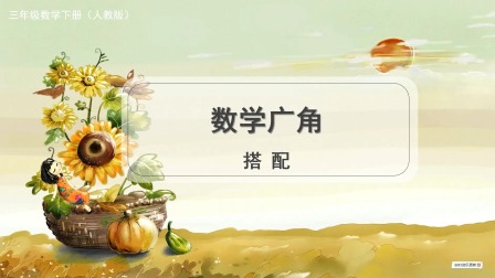 人教版三年级数学下册 13集