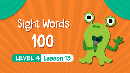 快乐启蒙英语儿童视觉词 Sight&nbsp;Words&nbsp;100 Level 4 13集