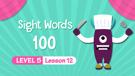 快乐启蒙英语儿童视觉词 Sight&nbsp;Words&nbsp;100 Level 5 12集