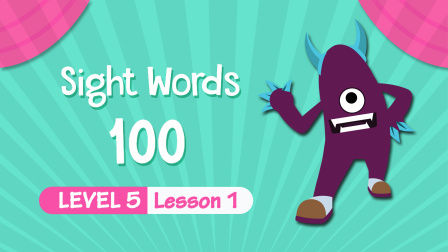 快乐启蒙英语儿童视觉词 Sight&nbsp;Words&nbsp;100 Level 5 1集