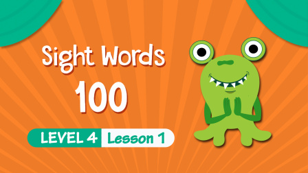 快乐启蒙英语儿童视觉词 Sight&nbsp;Words&nbsp;100 Level 4 1集
