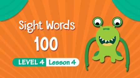 快乐启蒙英语儿童视觉词 Sight&nbsp;Words&nbsp;100 Level 4 4集