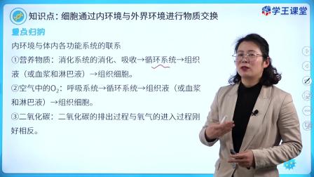 学王课堂 人教版高中生物学选择性必修1（稳态与调节） 2集