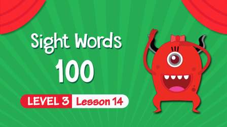 快乐启蒙英语儿童视觉词 Sight&nbsp;Words&nbsp;100 Level 3 14集