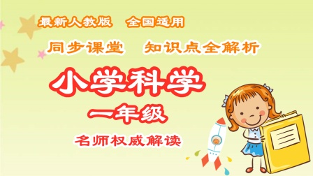 小学科学一年级同步课堂知识点全解析 13集