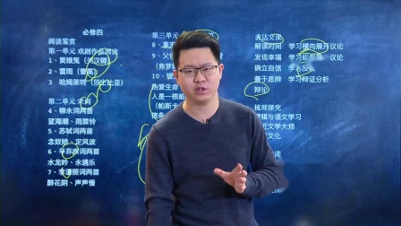 高一语文 春季 同步精讲 2集