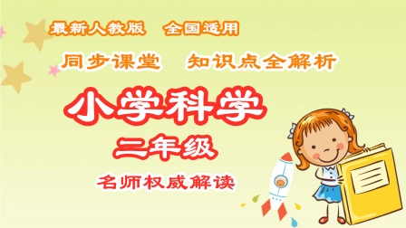 小学科学二年级 同步课堂知识点全解析 13集
