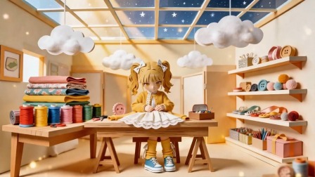 晓晓姐妹服装设计屋 19集