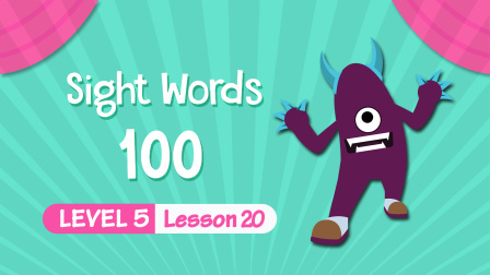 快乐启蒙英语儿童视觉词 Sight&nbsp;Words&nbsp;100 Level 5 20集