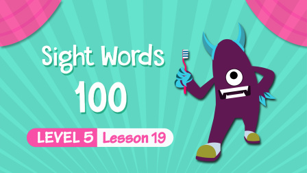 快乐启蒙英语儿童视觉词 Sight&nbsp;Words&nbsp;100 Level 5 19集