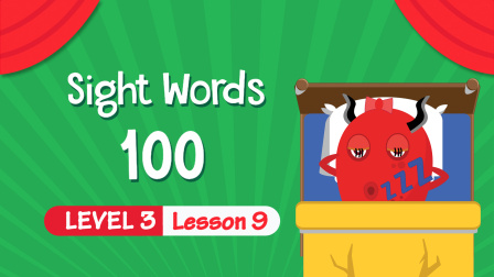 快乐启蒙英语儿童视觉词 Sight&nbsp;Words&nbsp;100 Level 3 9集