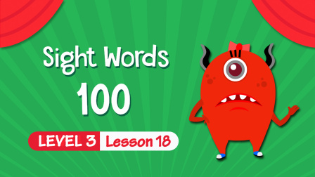 快乐启蒙英语儿童视觉词 Sight&nbsp;Words&nbsp;100 Level 3 18集