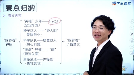 学王课堂 人教版高中语文必修上册（部编版） 13集