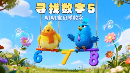 叭叭宝贝学数字 9集