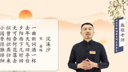 盈视讲诗词（研究生导师） 13集