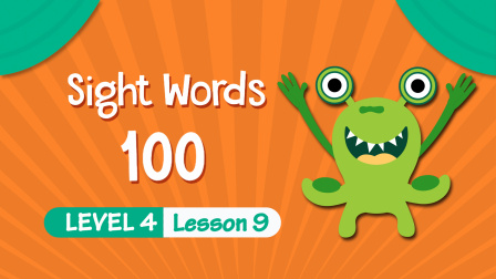 快乐启蒙英语儿童视觉词 Sight&nbsp;Words&nbsp;100 Level 4 9集