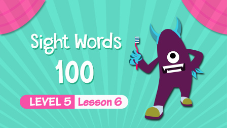 快乐启蒙英语儿童视觉词 Sight&nbsp;Words&nbsp;100 Level 5 6集
