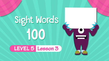 快乐启蒙英语儿童视觉词 Sight&nbsp;Words&nbsp;100 Level 5 3集
