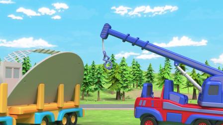 百变飞行车工程车救援 10集