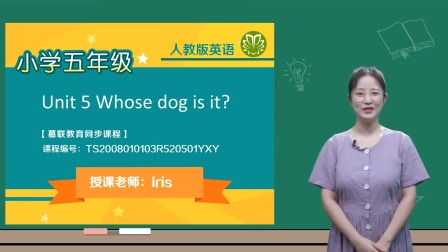 小学英语 五年级下册英语人教版2021 31集